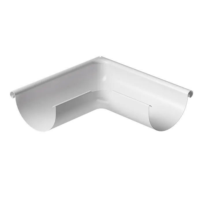 Внешний угол желоба 90˚ Docke Stal Premium, RAL 9010-mini