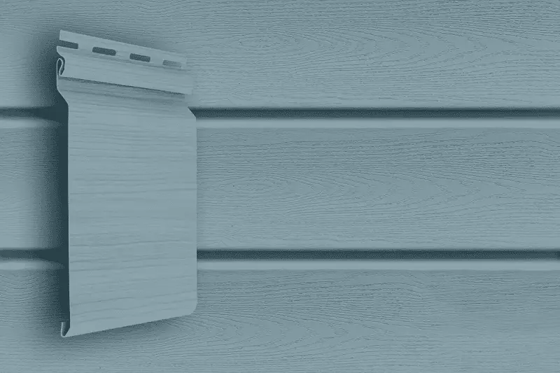 Виниловый сайдинг Natural-брус Grand Line Color Plus, Голубой, 3 м-mini