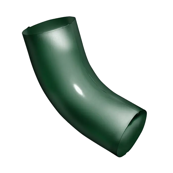 Колено трубы 60° Grand Line PU 125/90 мм, RAL 6005-mini