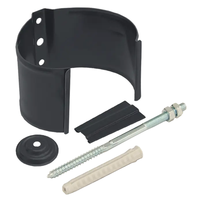 Кронштейн трубы на кирпич Grand Line PU Matt 125/90, RAL 7024-mini