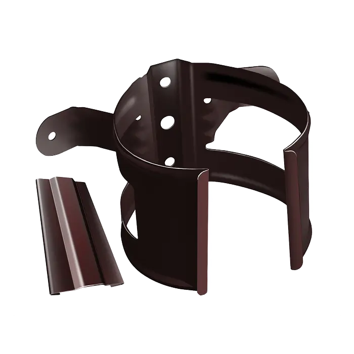 Кронштейн трубы на дерево Grand Line PU 125/90 мм, RAL 8017-mini