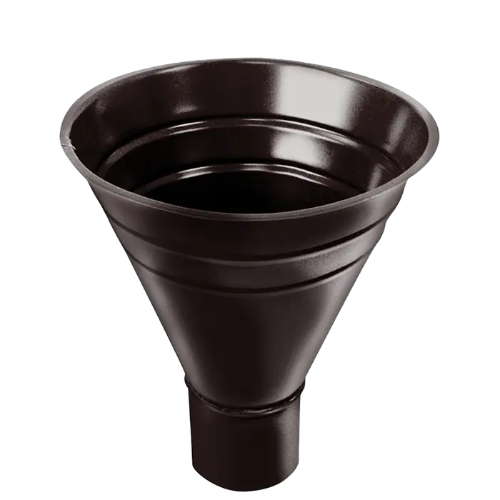 Воронка водосборная 250/90 мм Grand Line PU 125/90 мм, RAL 8017-mini