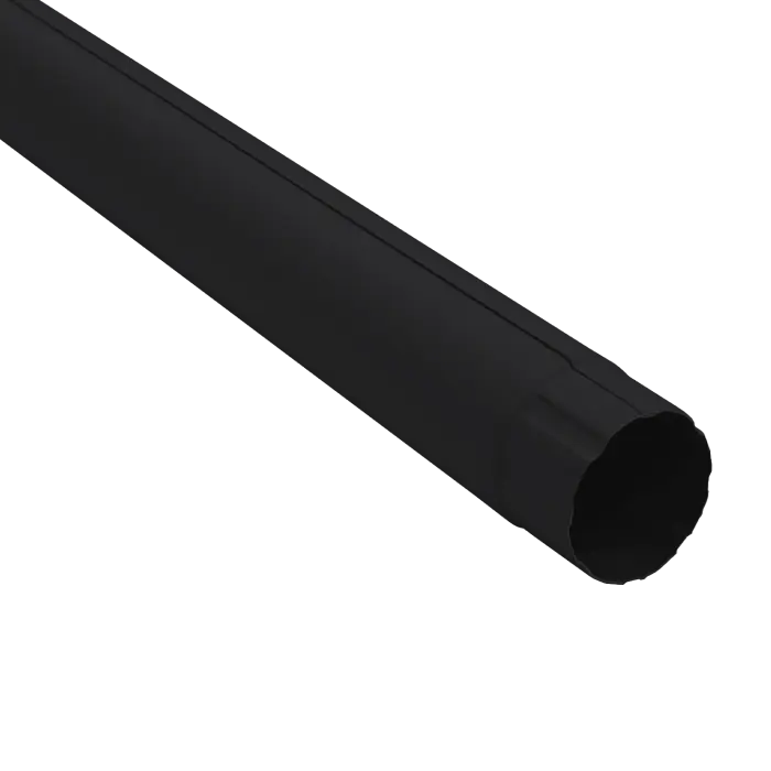 Труба водосточная 3 м 90 мм Grand Line PU Matt 125/90, RAL 9005-mini