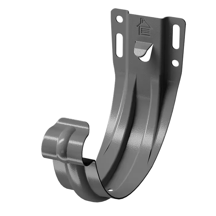 Кронштейн желоба карнизный Docke Stal Premium, RAL 7024-mini