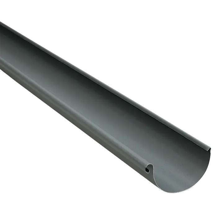 Желоб водосточный 3 м Grand Line PU Matt 125/90, RAL 7024-mini