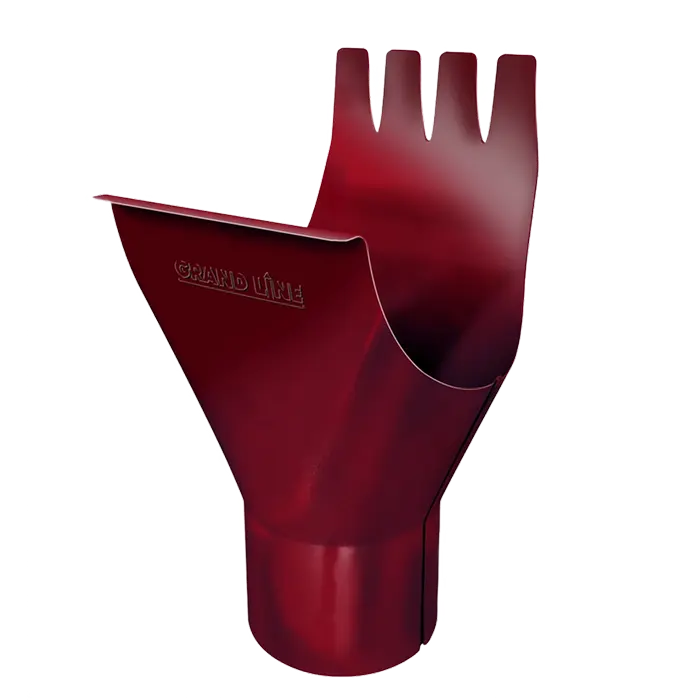 Воронка желоба Grand Line PU 125/90 мм, RAL 3005-mini