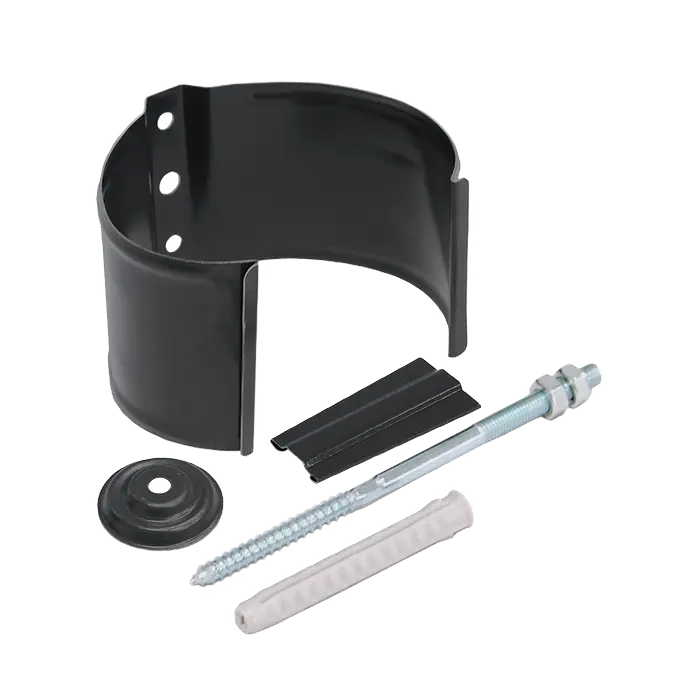 Кронштейн трубы на кирпич Grand Line PU 125/90 мм, RAL 7024-mini