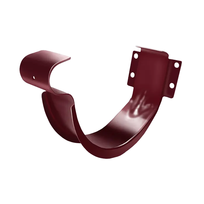 Крюк желоба короткий Grand Line PU 125/90 мм, RAL 3005-mini