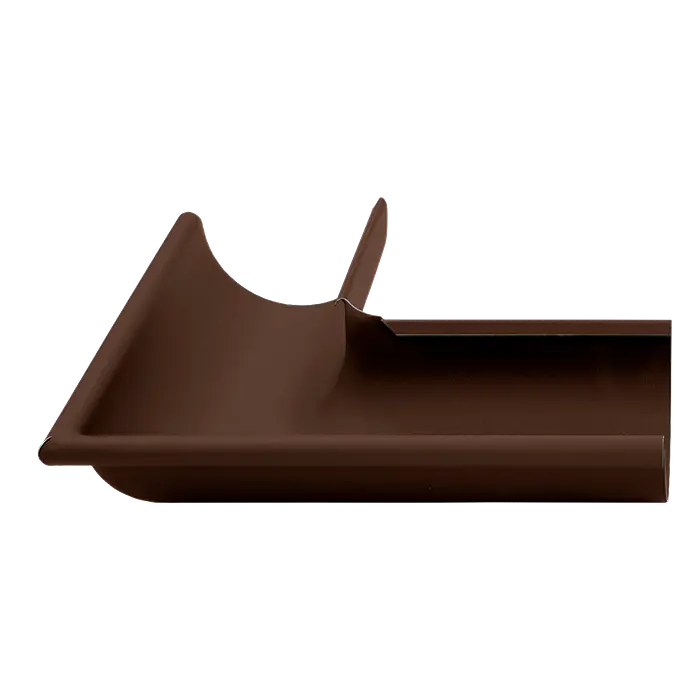 Угол желоба внешний 90° Grand Line PU Matt 125/90, RAL 8017-mini