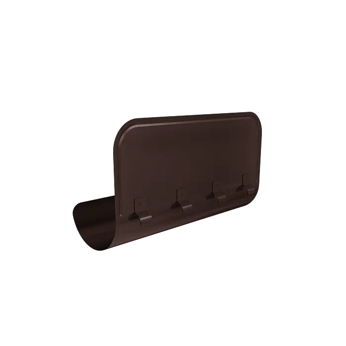 Ограничитель перелива Grand Line PU Matt 125/90, RAL 8017-mini