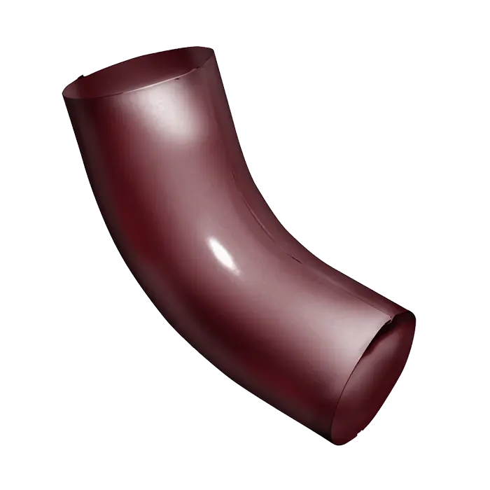 Колено трубы 60° Grand Line PU 125/90 мм, RAL 3005-mini