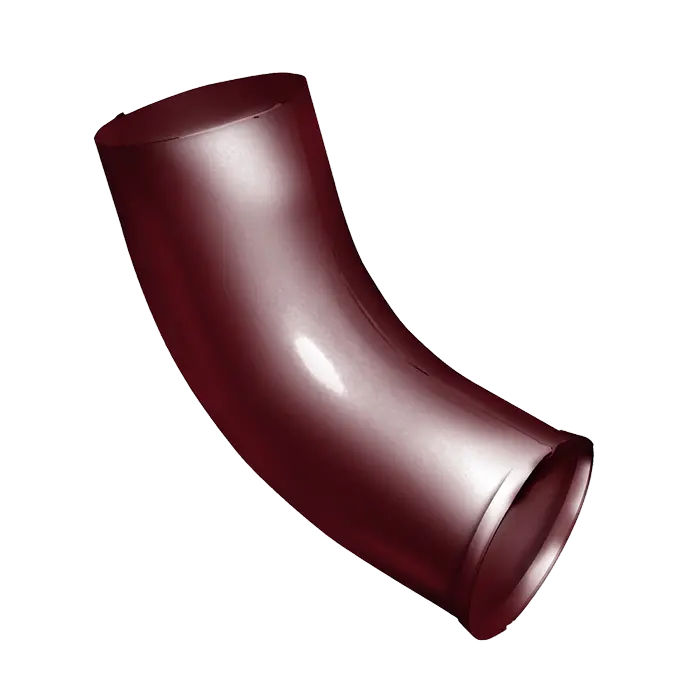 Колено стока Grand Line PU 125/90 мм, RAL 3005-mini