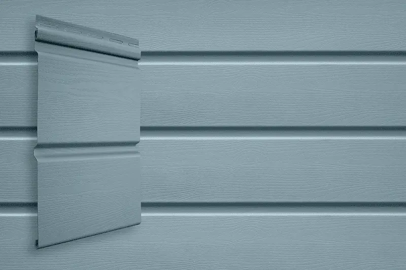 Виниловый сайдинг Double-брус Grand Line Color Plus, Голубой, 3 м-mini