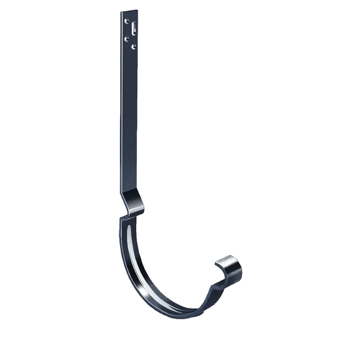 Крюк длинный полоса Grand Line PU 125/90 мм, RAL 7024-mini