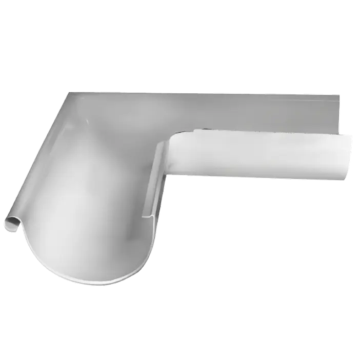 Угол желоба внешний 90° Grand Line PU 125/90 мм, RAL 9003-mini
