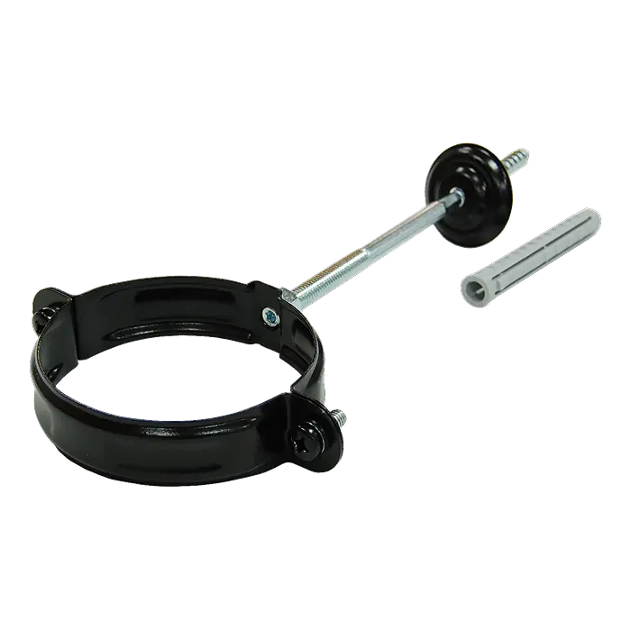 Хомут трубы  Grand Line PU 125/90 мм, RAL 9005-mini