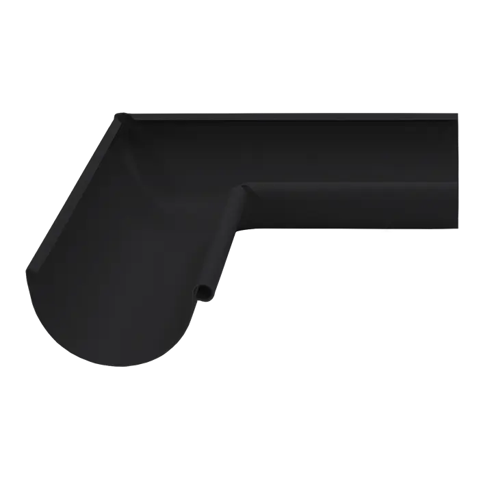 Угол желоба внутренний 90° Grand Line PU Matt 125/90, RAL 9005-mini
