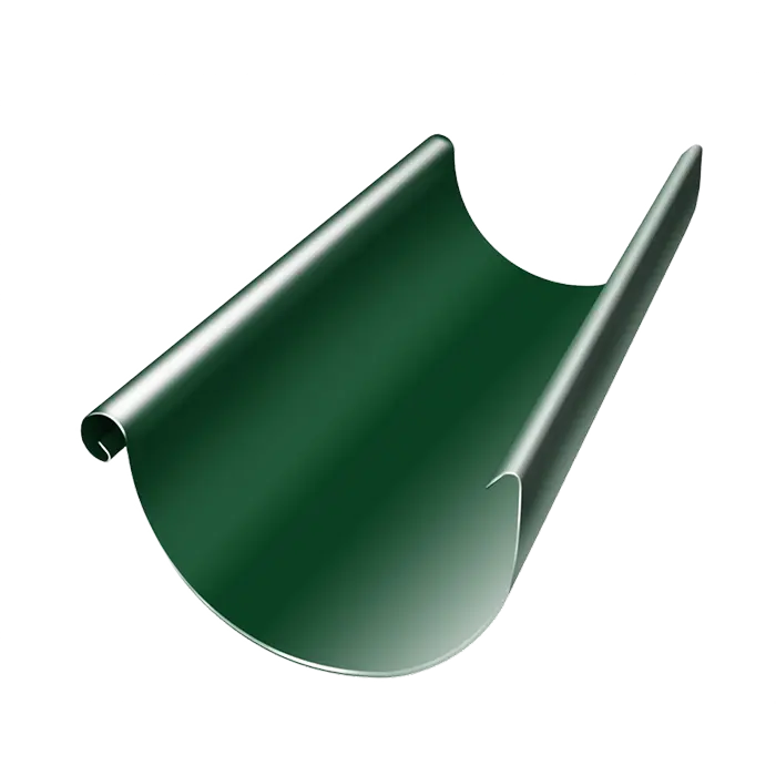 Желоб водосточный 3 м Grand Line PU 125/90 мм, RAL 6005-mini