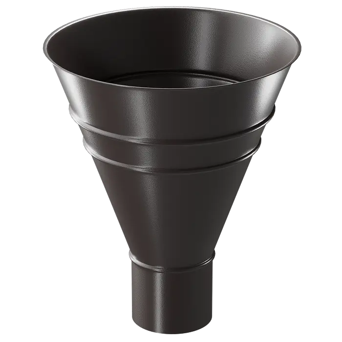 Воронка водосборная Docke Stal Premium, RAL 8019-mini