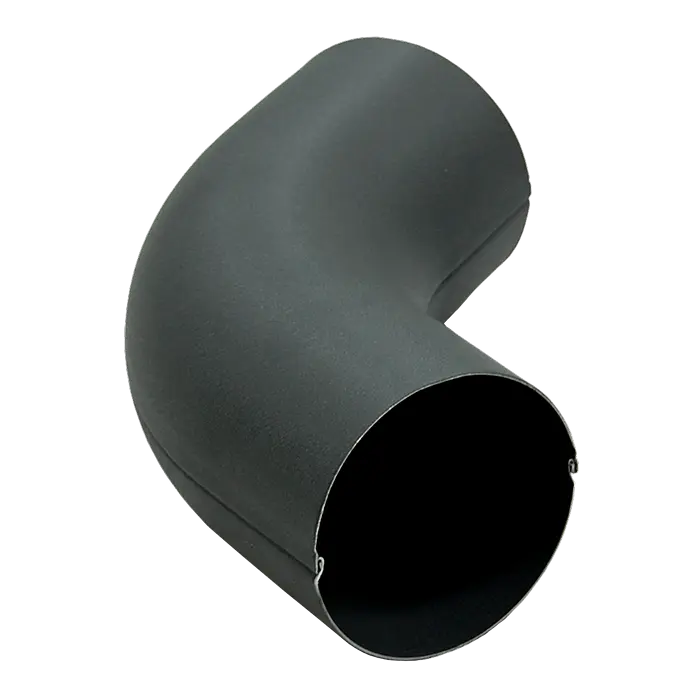 Колено трубы 60° Grand Line PU Matt 125/90, RAL 7024-mini