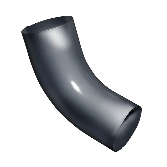 Колено трубы 60° Grand Line PU 125/90 мм, RAL 7024-mini