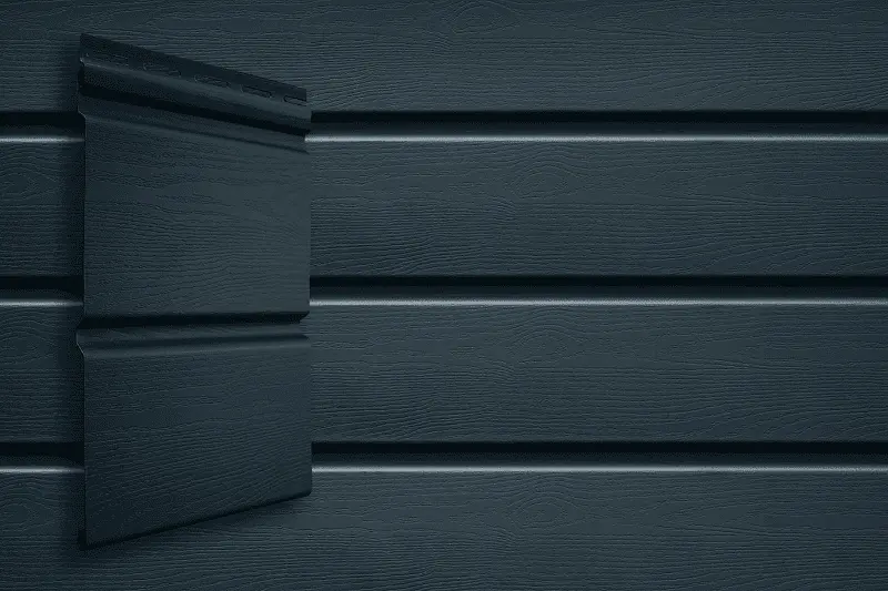 Виниловый сайдинг Double-брус Grand Line Acryl, Графит, 3 м-mini