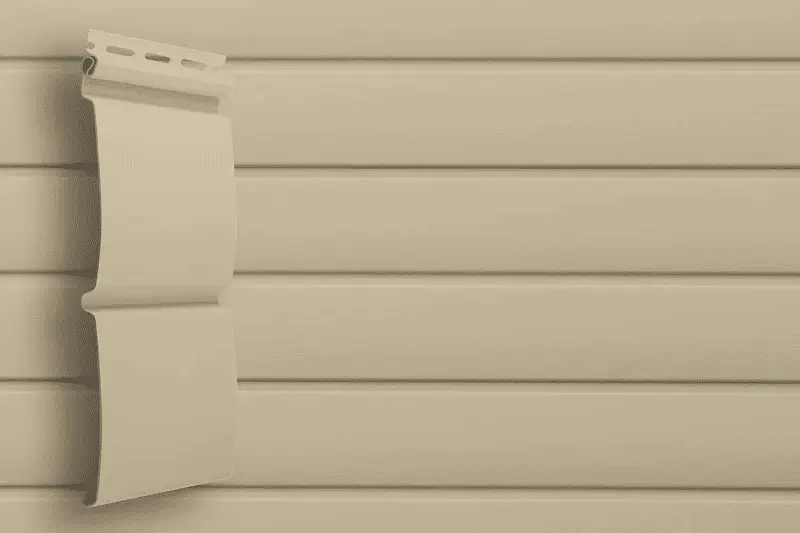 Виниловый сайдинг Блок-хаус Grand Line Standart, Бежевый, 3 м-mini