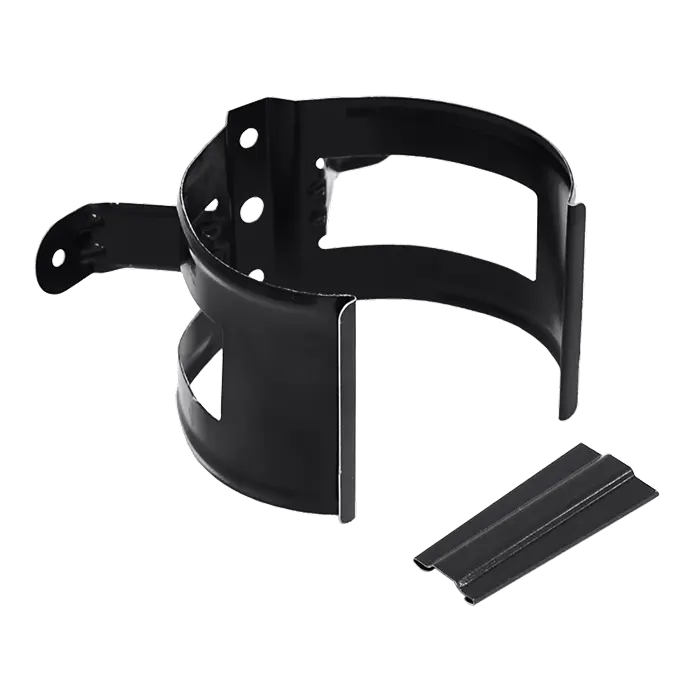 Кронштейн трубы на дерево Grand Line PU Matt 125/90, RAL 9005-mini