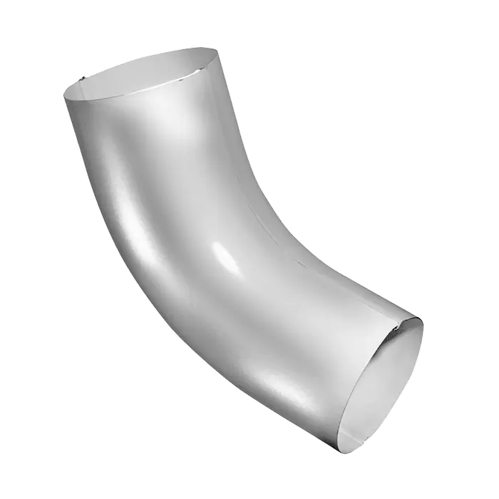 Колено трубы 60° Grand Line PU 125/90 мм, RAL 9003-mini