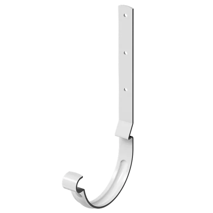 Карнизный крюк для желоба длинный Docke Stal Premium, RAL 9010-mini