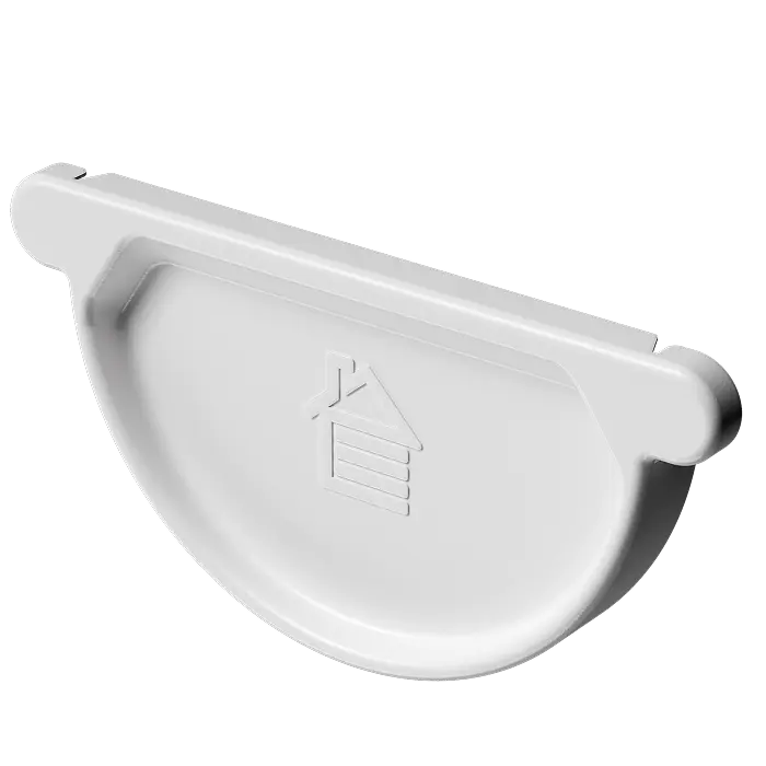 Заглушка желоба Docke Stal Premium, RAL 9010-mini