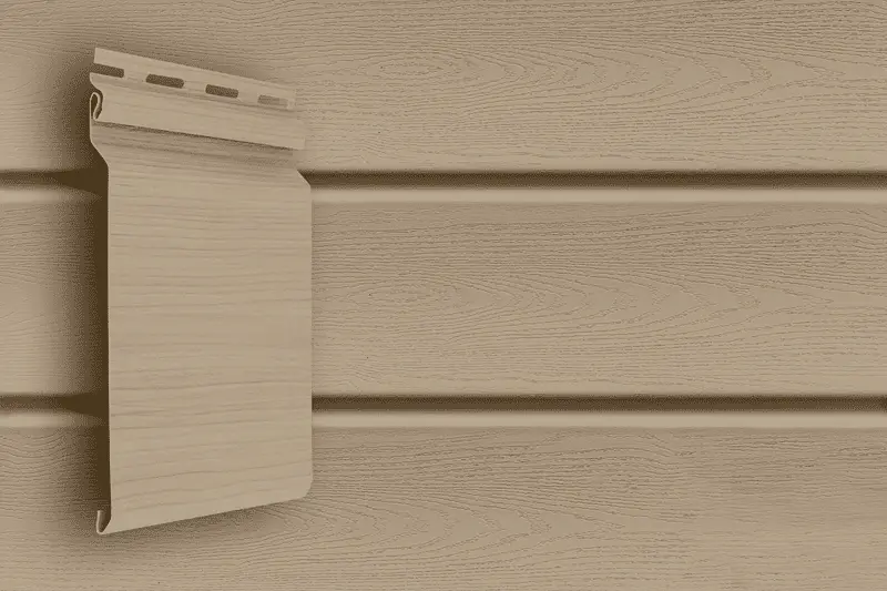 Виниловый сайдинг Natural-брус Grand Line Standart, Бежевый, 3 м-mini