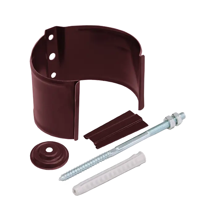 Кронштейн трубы на кирпич Grand Line PU 125/90 мм, RAL 3005-mini