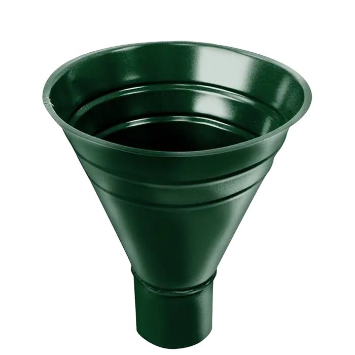 Воронка водосборная 250/90 мм Grand Line PU 125/90 мм, RAL 6005-mini