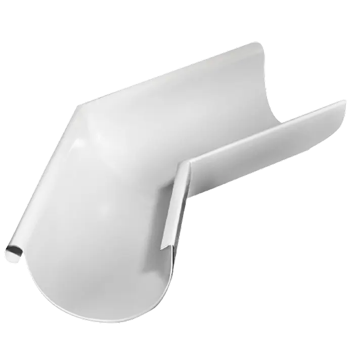 Угол желоба внешний 135° Grand Line PU 125/90 мм, RAL 9003-mini