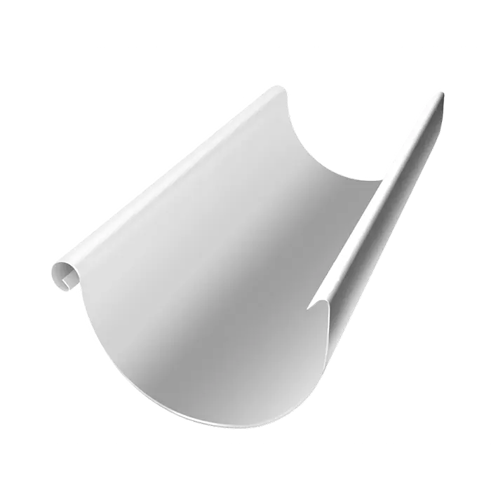 Желоб водосточный 3 м Grand Line PU 125/90 мм, RAL 9003-mini