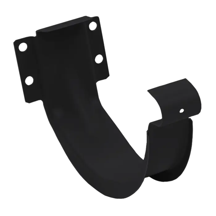 Крюк желоба короткий Grand Line PU Matt 125/90, RAL 9005-mini