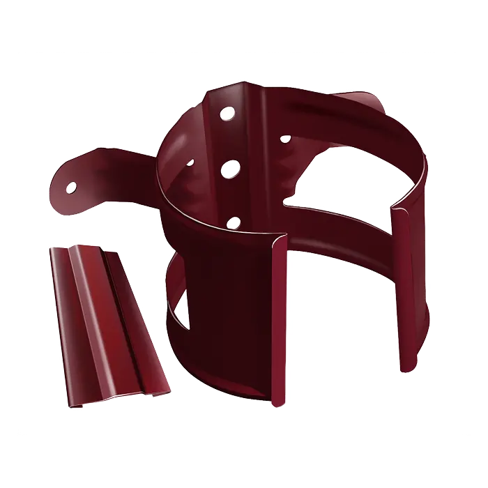 Кронштейн трубы на дерево Grand Line PU 125/90 мм, RAL 3005-mini