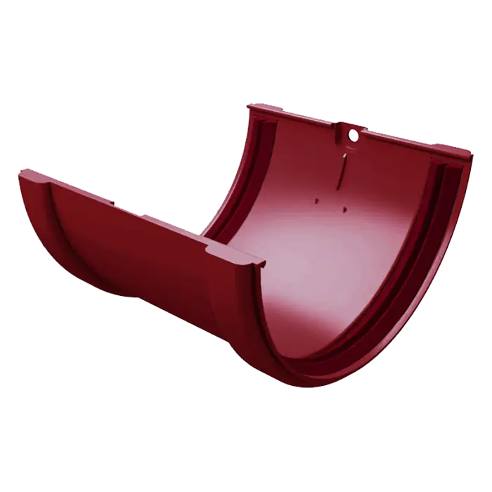 Соединитель желоба Grand Line Классика 120 ПВХ бордо (RAL 3005)-mini