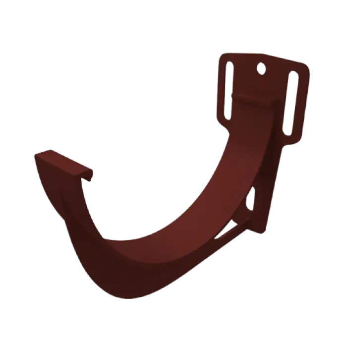 Кронштейн желоба slider Grand Line Классика 120 ПВХ шоколадный (RAL 8017)-mini