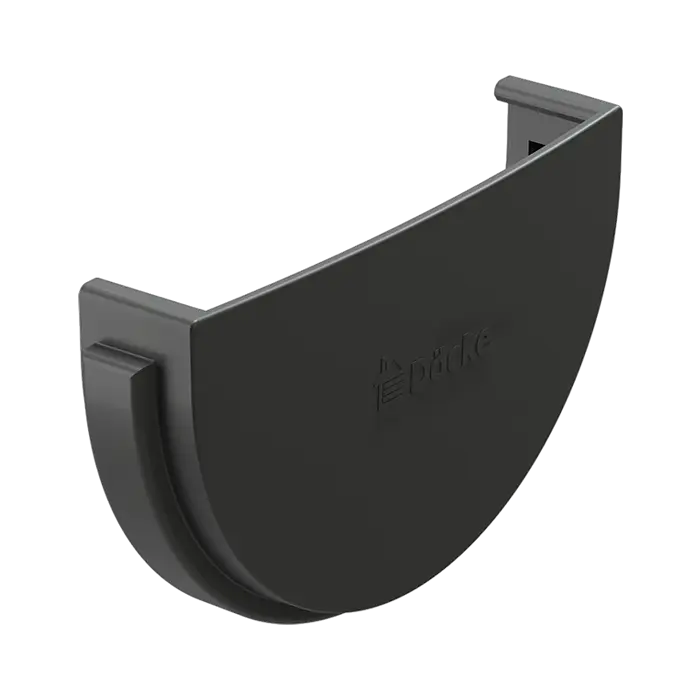 Заглушка желоба Docke Standard серый (RAL 7024)-mini