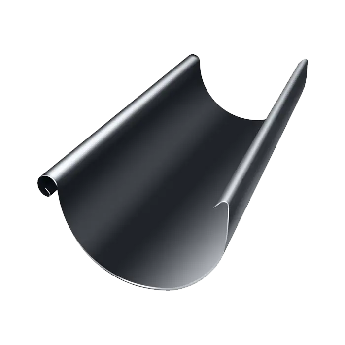 Желоб водосточный 3 м Grand Line PE 125/90 мм, RAL 7024-mini