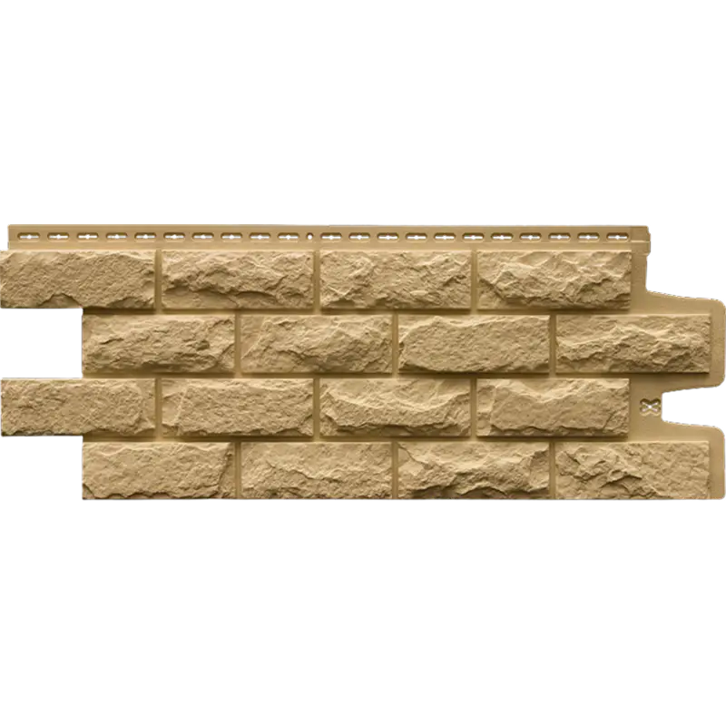 Фасадная панель Grand Line Колотый камень, Classic, Песочный-mini