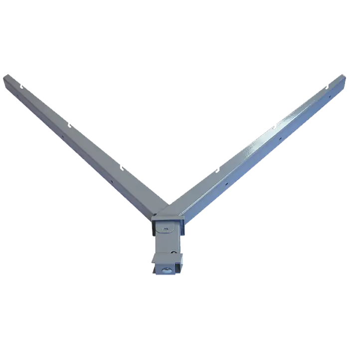 Наконечник V на столб 62х55 RAL 7040-mini