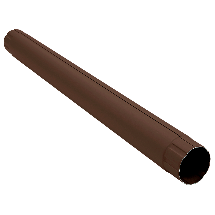 Труба водосточная 1 м 90 мм Grand Line PU Matt 125/90, RAL 8017-mini