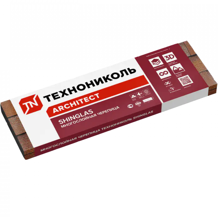 Гибкая черепица SHINGLAS Кантри, Платина-mini