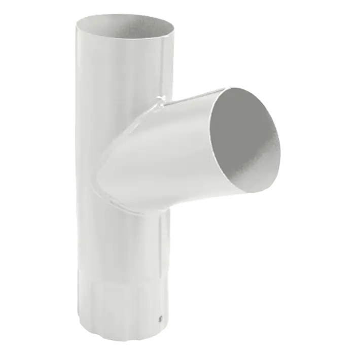 Тройник трубы 100 мм Grand Line PU 150/100 мм, RAL 9003-mini