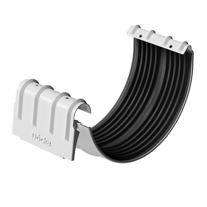 Соединитель желоба Docke Stal Premium, RAL 9010-mini