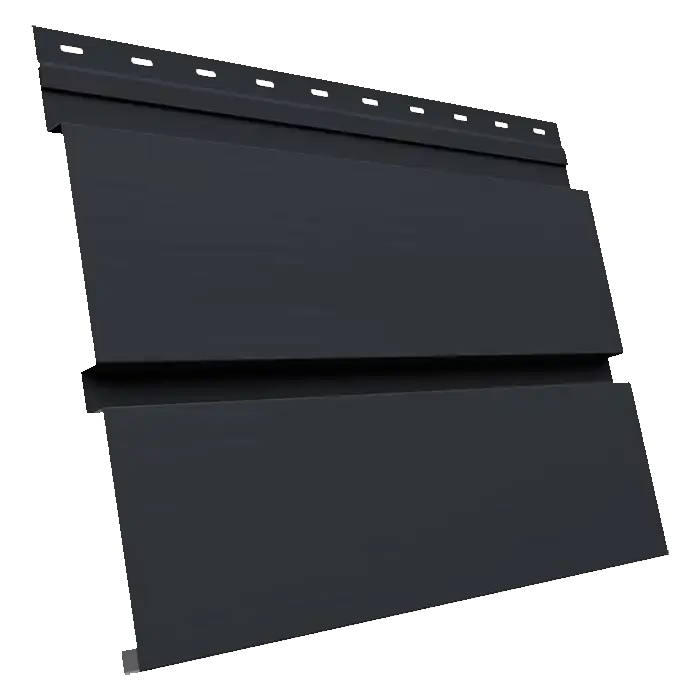 Квадро Брус 3D в01 Grand Line 0,5 PurPro с пленкой, RAL 7024 мокрый асфальт