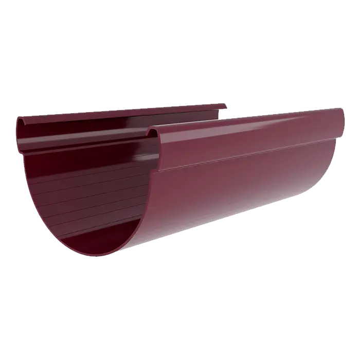 Желоб Grand Line Дизайн 135 ПВХ 3м бордо (RAL 3005)-mini